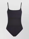 Givenchy Black One Piece Swimsuit In 4g Recycled Nylon