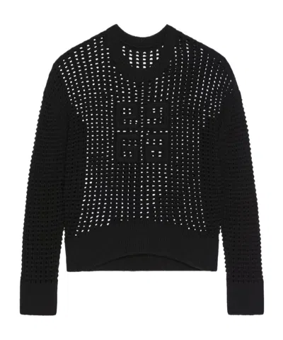 GIVENCHY GIVENCHY 4G CROCHET-KNIT OVERSIZED JUMPER