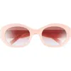 Givenchy 4g Oval Sunglasses In Pink