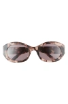 Givenchy 4g Oval Sunglasses In Brown