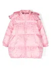 Givenchy 4g Padded Jacket In Pink