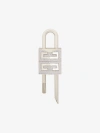 Givenchy 4g Padlock In Metal With Strass In Multicolor