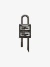 Givenchy 4g Padlock In Metal With Strass In Multicolor