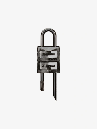Givenchy 4g Padlock In Metal With Strass In Multicolor