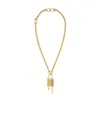 Givenchy 4g Padlock-pendant Necklace In Yellow