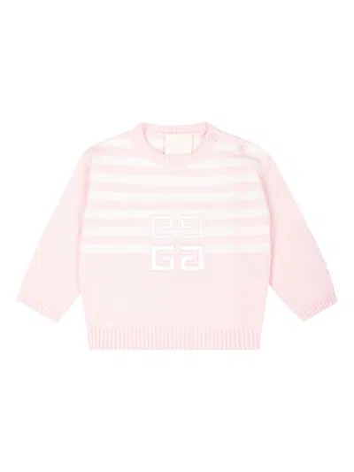 Givenchy Babies' 4g-patch Jumper In Pink