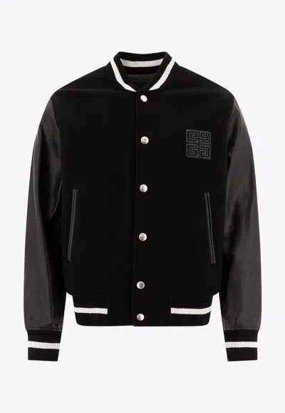 GIVENCHY 4G PATCH VARSITY BOMBER JACKET