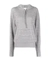 Givenchy 4g-pattern Hoodie In Cloud Gray
