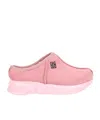 Givenchy 4g Suede Mules In Pink
