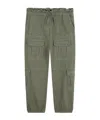 Givenchy Green Cargo Trousers With 4g Jacquard Pattern In Green