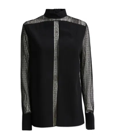 GIVENCHY GIVENCHY 4G MONOGRAM LONG-SLEEVED TOP