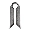 Givenchy 4g Pattern Silk Scarf In Black