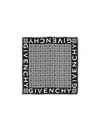 Givenchy 4g Pattern Silk Scarf In Black