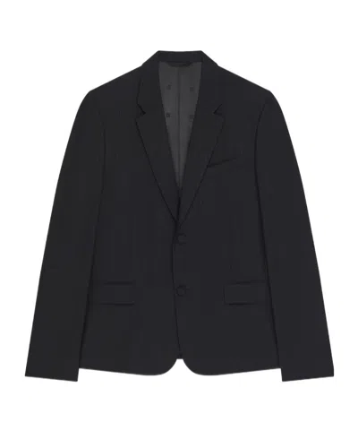 Givenchy 4g Pattern Single-breasted Blazer In Black