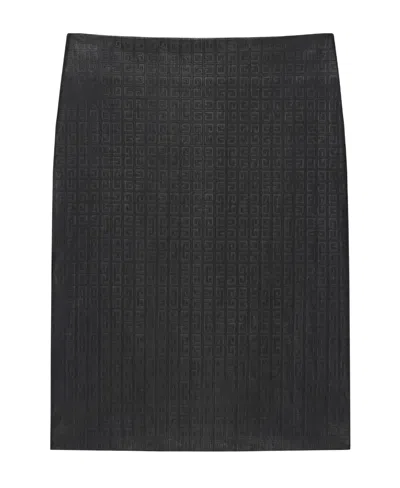 Givenchy 4g Pattern Skirt In Black