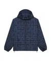 Givenchy 4g-jacquard Nylon Windbreaker Jacket In Blue