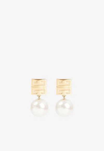 Givenchy 4g Pendant Stud Earrings In Gold