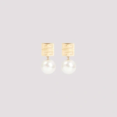 Givenchy 4g Pearl Earrings Unica In Gold