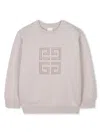 Givenchy Round-neck And Long-sleeved Sweater In Neutral