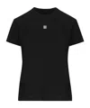 Givenchy 4g Logo Crewneck T-shirt In Black