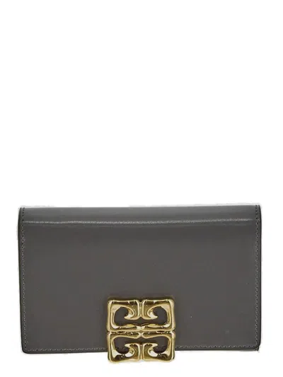 Givenchy 4g Wallet In Grey