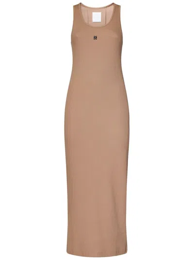Givenchy 4g Plaque Knit Tank Dress In Pink