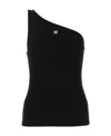 Givenchy Asymmetric Shoulder Top In Black