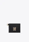 GIVENCHY 4G PLAQUE LEATHER CARDHOLDER