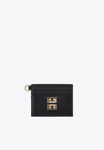 Givenchy 4g Plaque Cardholder In Black