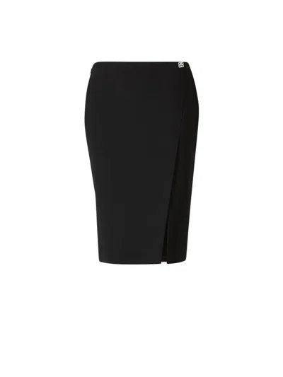 Givenchy 4g Plaque Mini Skirt In Black