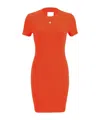 Givenchy Dress In Cotton With 4g Liquid Detail In Red