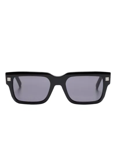 Givenchy 4g-plaque Square-frame Glasses In Black
