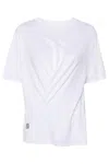 Givenchy Cross-over Cotton T-shirt In White