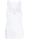 Givenchy 4g-plaque Tank Top In White