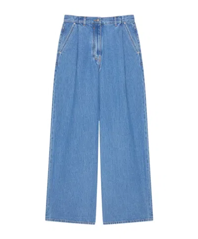 GIVENCHY GIVENCHY 4G PLAQUE WIDE-LEG JEANS
