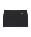 Givenchy 4g-plaque Wool Miniskirt In Black