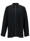 GIVENCHY GIVENCHY 4G PLAQUE ZIPPED SHIRT