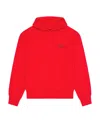 Givenchy 4g Plush Hoodie In Red