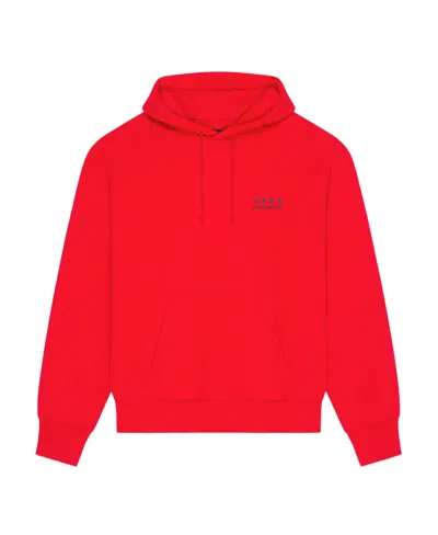 Givenchy 4g Plush Hoodie In Red