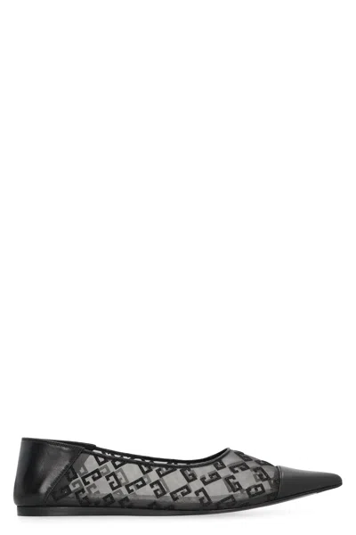 Givenchy Mesh 4g Ballerina In Black