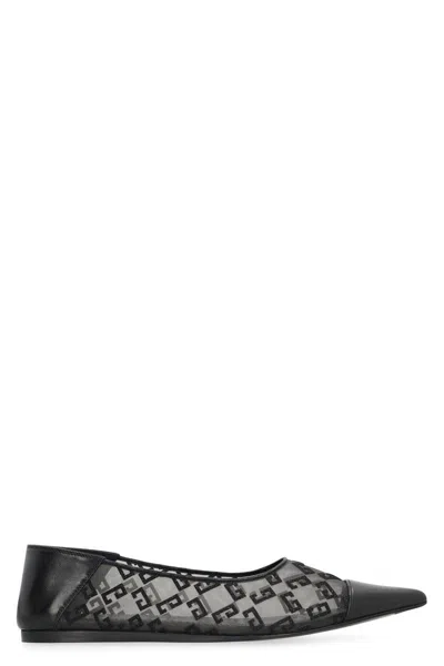 GIVENCHY GIVENCHY 4G POINTY-TOE BALLET FLATS