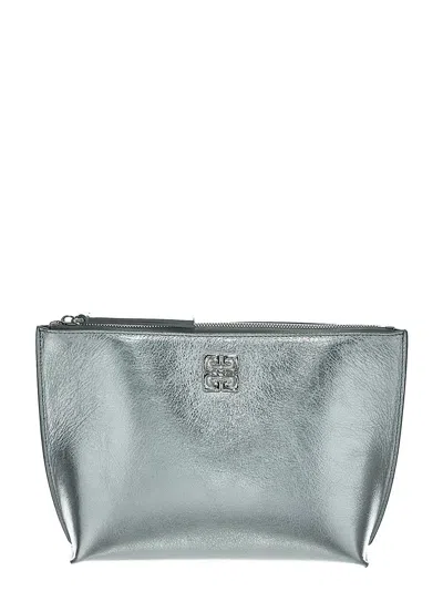 Givenchy 4g Pouch In Metallic
