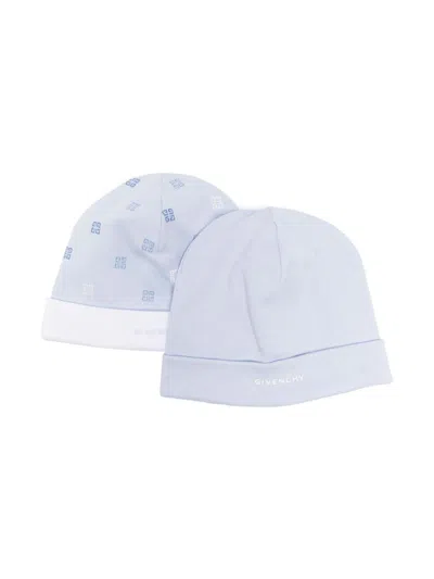 Givenchy Babies' 4g-print Beanie In Blue