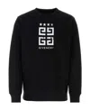 Givenchy Logo Printed Crewneck Sweatshirt In Black