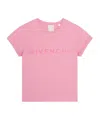 Givenchy 4g-print Cotton T-shirt In Pink