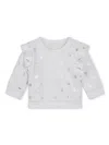 Givenchy 4g-print Cottonp-blend Sweatshirt In Silver
