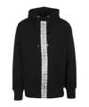 Givenchy 4g Print Drawstring Hoodie In Black
