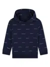 Givenchy 4g-print Drawstring Hoodie In Blue