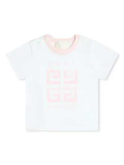 Givenchy Babies' 4g-print Elasticated-waist Cotton Shorts In Pink