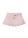 Givenchy 4g-print Ruffled-trim Shorts In Pink